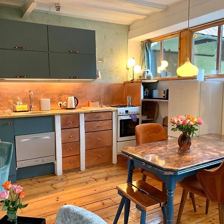 Ferienwohnung Kleine Kunstremise Mit Holzofen Burg Freienfels Weinbach Exterior foto