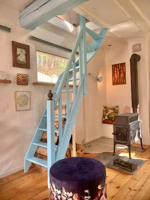 Ferienwohnung Kleine Kunstremise Mit Holzofen Burg Freienfels Weinbach Exterior foto